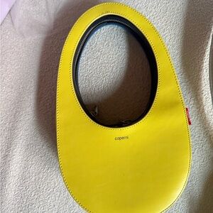 Coperni Oval Yellow Shoulder Bag